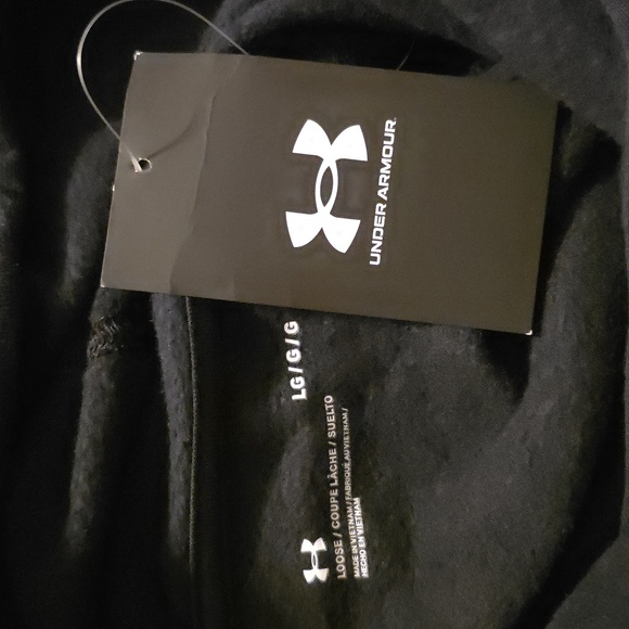 Under Armour Women's Rival Fleece Hoodie- size Large- NWT 🖤 - Picture 7 of 9